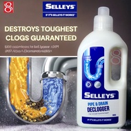 SELLEYS pipe & drain declogger , pipe cleaner , drain cleaner 800ml
