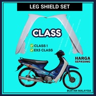 HONDA EX5 CLASS 1 LEG SHIELD - FRONT WHITE COVER WINDSHEILD KEPAK PUTIH KEPOK SAYAP DEPAN LEGSHIELD 