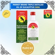 PARROT BRAND Triple Distilled Oil Of Eucalyptus 56ml #Marche Family Shop#