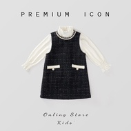 Lavina Tweed Dress/ Lavina Blouse/ Girls' Dress/ Long Sleeve Girls' Top