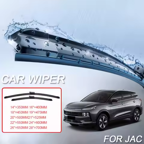 For JAC E10X E30X J7 JS8 X8 PLUS Sei4 Pro JS4 Sei6 Pro JS6 Sei7 Pro JS7 T6 T8 T9 Hunter 2PCS Car Bla