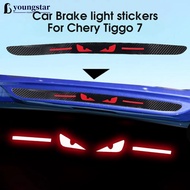 YOUNGSTAR Car Sticker Taillight Brake Lights Car Lamp Hawkeye Protector Sticker Carbon Fiber Covers 
