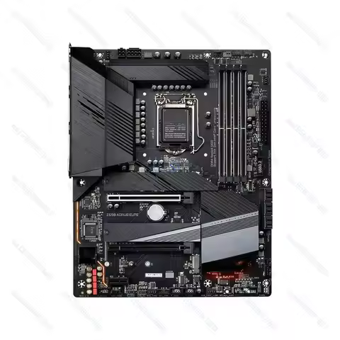USED For GIGABYTE Z590 AORUS ELITE motherboard LGA1200 DDR4 128G DP ATX Tested ok
