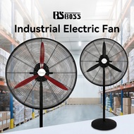 BSBOSS Industrial Fan 20/26/30“ Stand Fan highpower stand Fan Wall Fan Kipas Dinding kipas berdiri