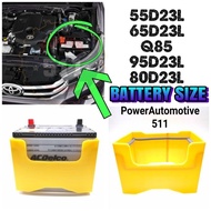 DIN55 DIN55L DIN55R Q85 Q95 55D23L 75D23L 115D23L CAR BATTERY PROTECTION COVER / BATTERY COVER