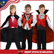 Vampire Dracula Prince Costume for Kids – Boys Halloween Cosplay Outfit