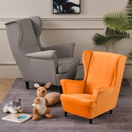 ✫✬[fashio54559]✩✬ ยืดกํามะหยี่เด็กปีกเก้าอี้เด็กขนาดเล็กสูงหลังเก้าอี้เท้าแขนปกโซฟาเดี่ยว Slipcovers