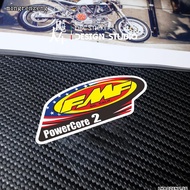 Ready Stock FMF Powercore 2 Exhaust Pipe Off-Road Motorcycle Sticker Helmet Waterproof Unique Reflective Decal 07