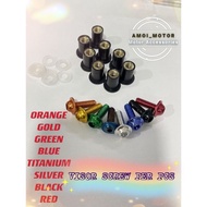 VISOR SCREW WINDSCREEN SCREW M5x15MM COLOURFUL PER PCS [ 1 PCS ]
