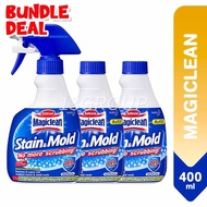 Magiclean Stain & Mold Remover Trigger / Refill / Bathroom Cleaner, 400ml (Bundle)