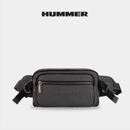 Hummer Men Leather Waist Bag