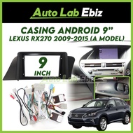 LEXUS RX270 2009-2015 Android Player Casing 9" inch with Socket Power & Camera Input