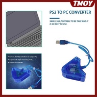 TMOY USB Dual Player Converter Adapter Cable For PS2 USB Game Controller