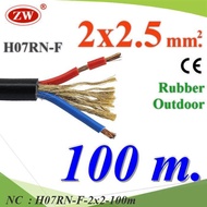 NC 100 Meters Waterproof External Use Power Cord 2 Core 2.5 H07RN-F-2x2-100m