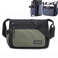 {Baozhihui}AOTIAN New Man Messenger Bag Outdoor Sports Men 39; S Shoulder Bag Waterproof Nylon Trave