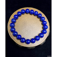 Lapis Lazuli Lazuri Afghanistan Fullnatural Stone Bracelet 5A 9.5Mm C1159