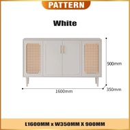 Rattan Sideboard Storage Cabinet | Living Room Sideboard | Multi Function Storage Cabinet