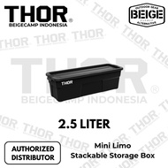 Beige Thor box storage mini limo camping outdoor 2.5L black