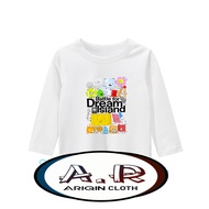 Girls' long-sleeved T-shirt with BFDI image, battle shirt for dream island shirt