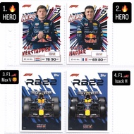 F1 Topps Turbo Attax Card - Max Verstappen & Isack Hadjar - Red Bull F1