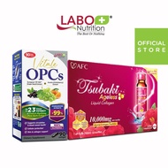 LABO Vitale OPCs & AFC Tsubaki Ageless Collagen Drink - Skin, Immune Collagen Circulation Anti Aging