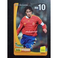 Vintage Collectibles Used (No Credit) Prepaid Digi - Raul Gonzales