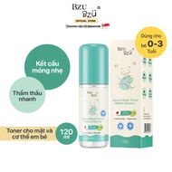 Toner Dưa Lưới Cho Em Bé BZU BZU Face & Body Toner Melon Essence Dành Cho Mặt Và Toàn Thân 120ml