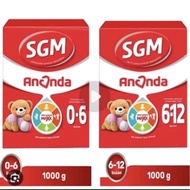 Sgm Ananda Susu Bayi 0-6 Bulan 6-12 Bulan Sufor Susu Formula