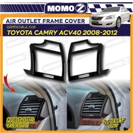 Car Toyota Camry ACV40 2008 - 2012 Aircond Air Cond Frame Cover Outlet Vent Black Forged Carbon Inte
