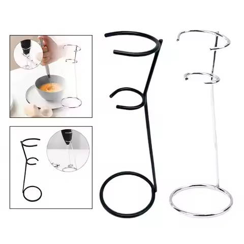 Kitchen Frother Stand,Metal Stand Sturdy Kitchen Tool Holder,Coffee Frother Stand,Frother Holder for