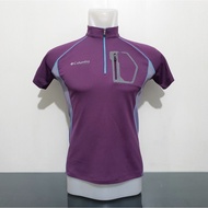 COLUMBIA Women's Turtleneck T-Shirt - Size S - Chest Width 44 cm - 100% Original