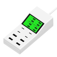 hipower shop USB Perfect USB Charger ที่ชาร์จอุปกรณ์ USB Hub 8 Port (White)