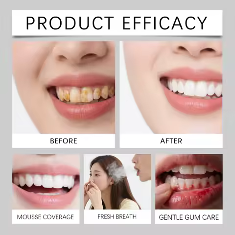 Collagen Tooth Powder Deep Cleaning Brighten Teeth Soothe Gum Fresh Breath Oral Care Teeth Powder yy