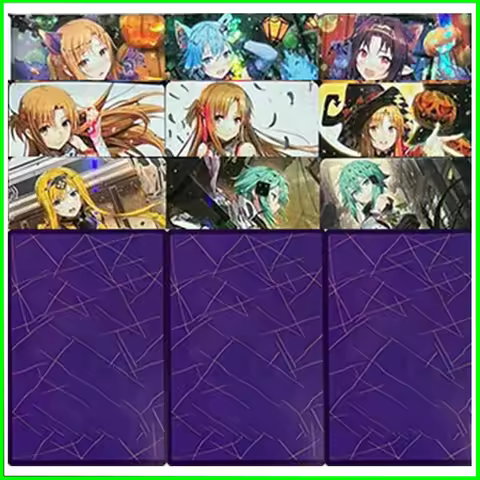 Anime Character DIY Collectible Cards Noto Mamiko Sakura Rin Nakime Laser Flash Card Boy Play Toys C