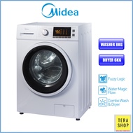 Midea MFC80-DR1400 Front Load Washer Dryer 8KG /6KG Combo 2 In 1 Mesin Basuh