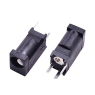 2pcs 10pcs DC Socket DC002D DC Power Socket 180 Degree Interface 3.5 * 1.3mm Vertical Straight Plug 