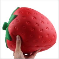 Cute Jumbo Strawberry Slow Squishy Stress Relief Squeeze Toy