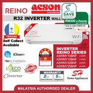 ACSON R32 INVERTER Air-conditioner REINO Inverter Aircond 1.0HP 1.5HP 2.0HP 2.5HP