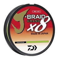 Daiwa J-Braid Grand X8, Filler Spool, Chartreuse, Mono Dia.= 40lb. Daiwa J-Braid Grand X8, Filler Sp