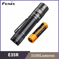 Fenix E35R EDC Flashlight 3100Lumens Type-C Rechargeable Waterproof Protable Magnetic Troch Light In