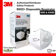 3M 9502+ N95 & KN95/ 3M 9502V+ P2 & KN95 / Particulate Disposable Respirator/ Dust Haze Mask [50pcs/