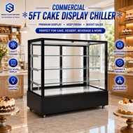 Snow Cloud Commercial Cake Display Chiller 5FT Refrigerated Cake Showcase Glass Display Chiller