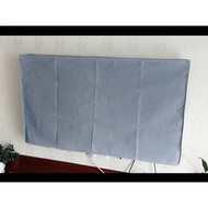 ❤Ready Stock Quick Go❤Lcd TV Cover 55/Inch All-Inclusive Anti-dust Cover Hanging 50 Curved Surface 6