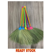 [Ready Stock]Penyapu Jerami Buluh with Handle / Broom🧹(Besar)