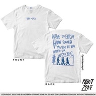 WAVE TO EARTH SHIRT - BAD Lyrics Inspired Unisex Shirt High-Quality Tee RT8X