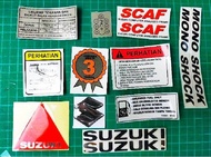 sticker set rangka satria lumba / stiker set rangka satria / variasi satria / body satria lumba