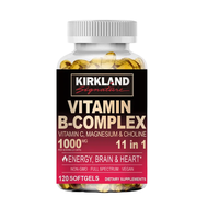 Vitamin B Complex 1000MG Dietary Supplement Extract of Inositol Choline Vitamin B1 Vitamin B2 Vitami