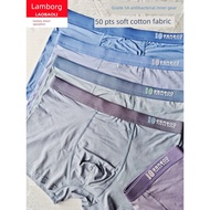 boxer lelaki dewasa boxer men Lamborghini Supreme Series Men's Modal Cotton Boxer Briefs - Antibacte