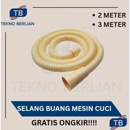 MESIN Flexible Hose 2 Meters 3 Meters Flexible Washing Machine Drain 2 Meters 3 Meters - 2 Meters