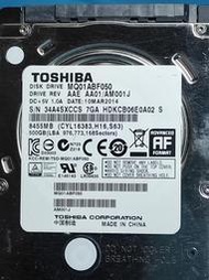 TOSHIBA MQ01ABF050 500G SATA 2.5吋硬碟 5400rpm 薄型7mm 良品 no-8